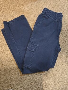 Place Navy Elastic Waist Pants